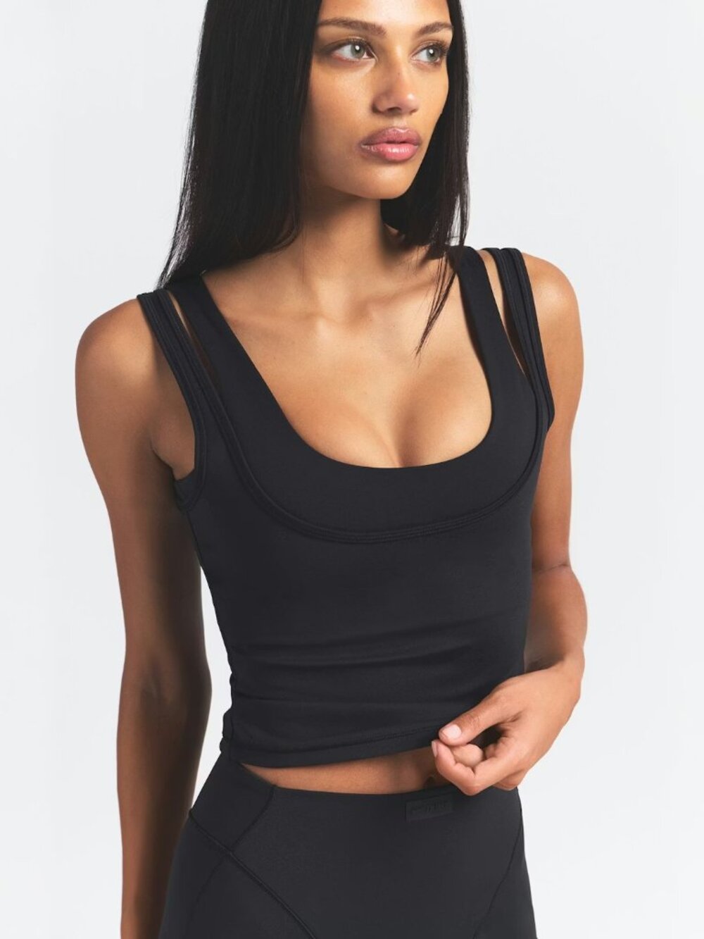 NWT NikeSKIMS Matte Double Strap Scoop Tank